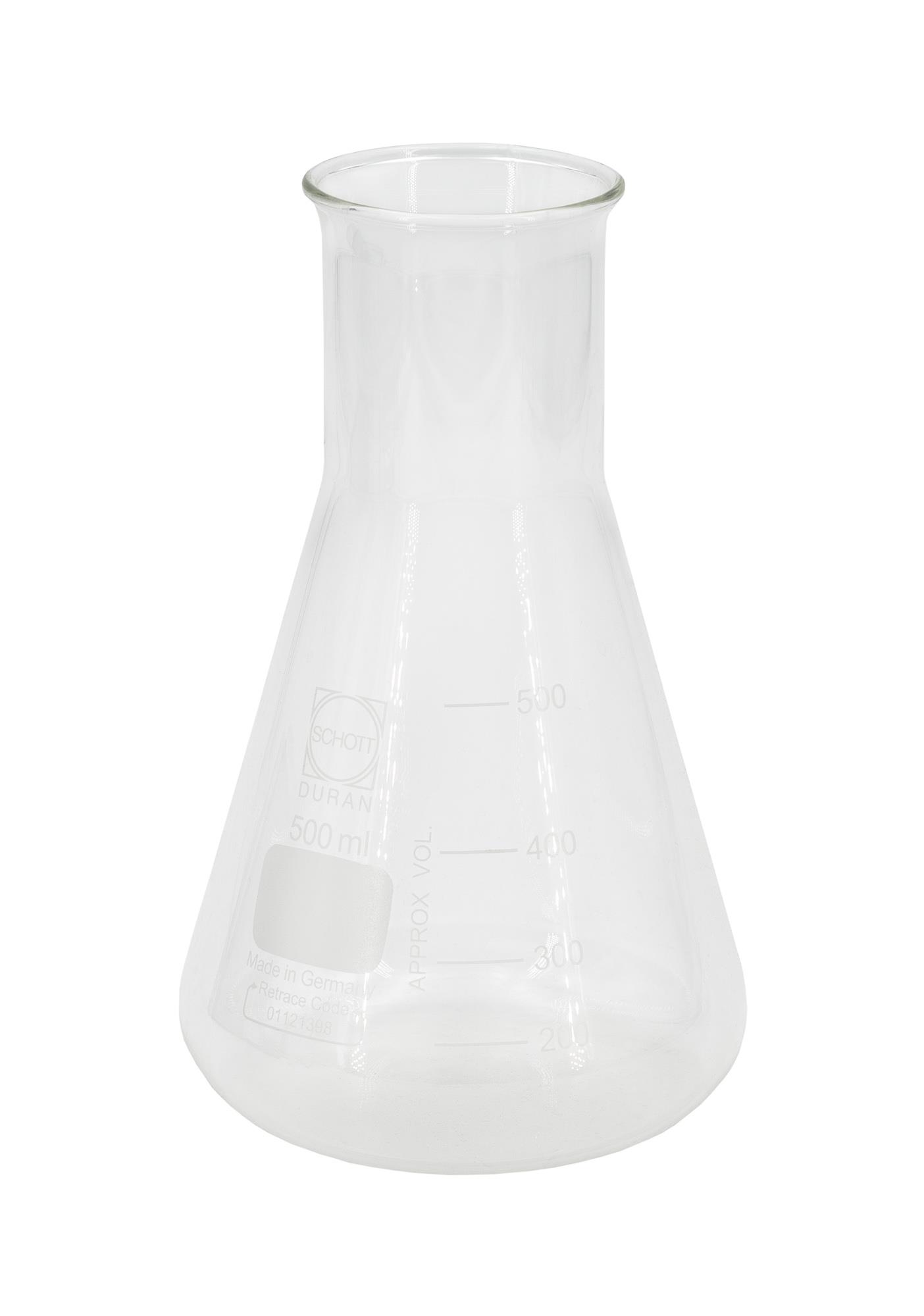 Erlenmeyer-Kolben 500 ml weit