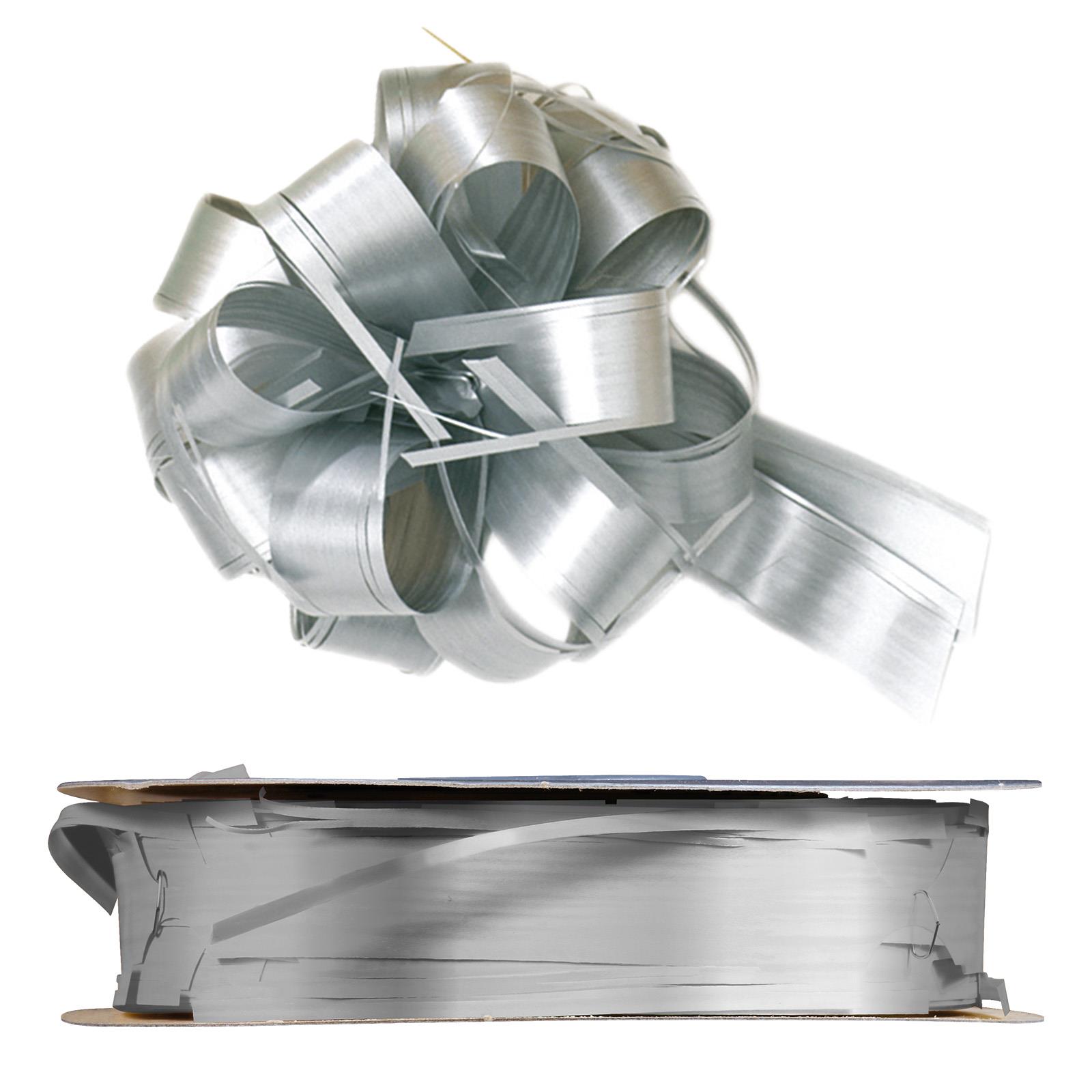 Ziehschleifenband Country Bows Silber
