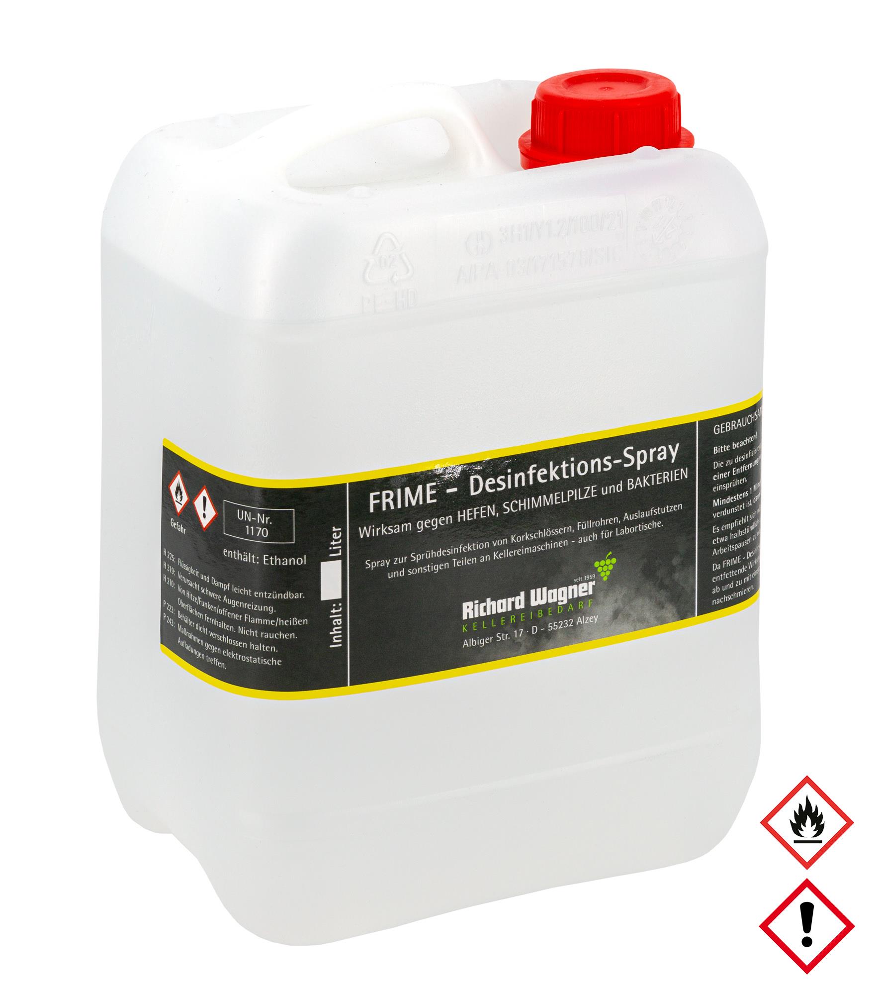 FRIME Desinfektionsspray 5L Nachfüllpack