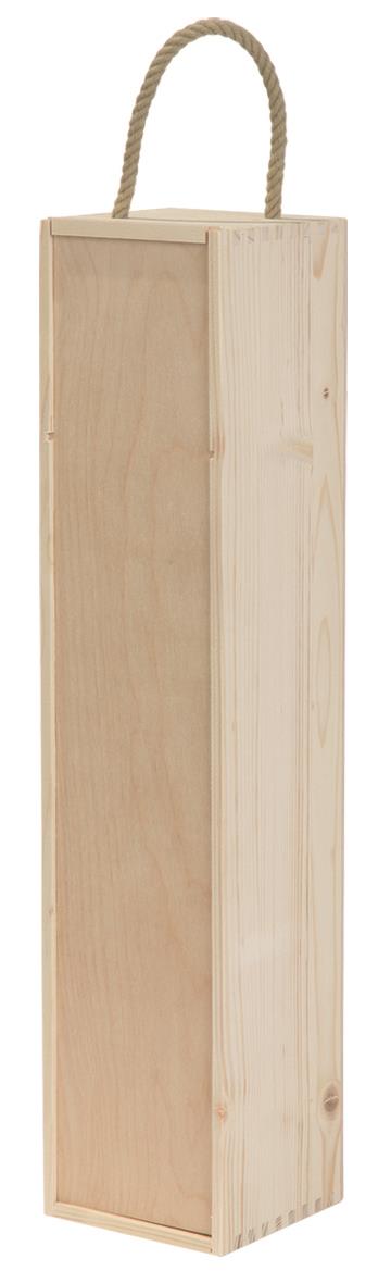 Holzkiste geflammt 1 Fl.