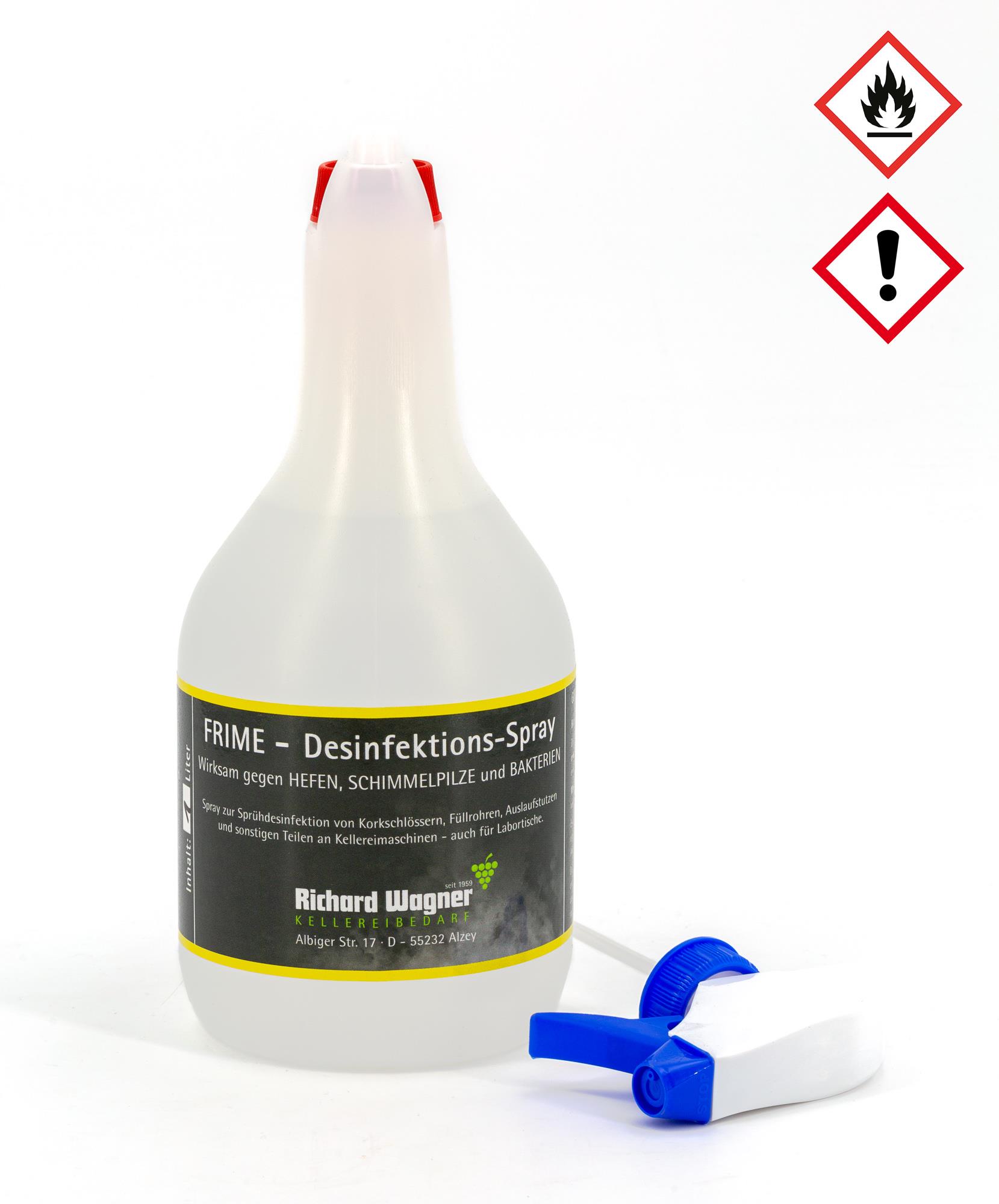FRIME Desinfektionsspray 1L m. Sprühkopf