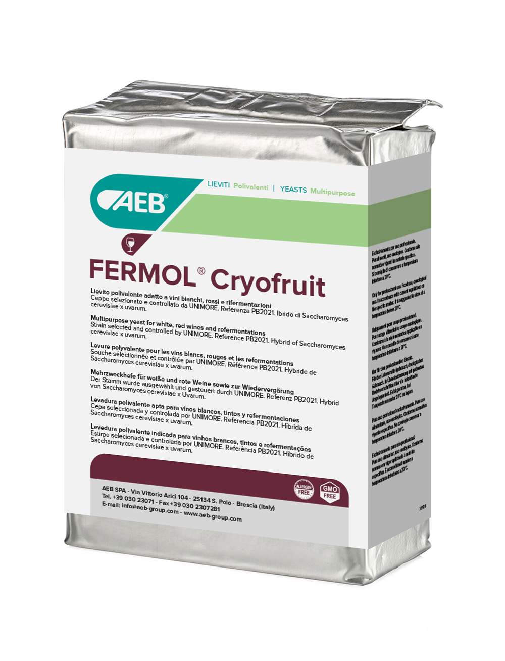 AEB-Fermol Cryofruit Hefe (0,5 kg)