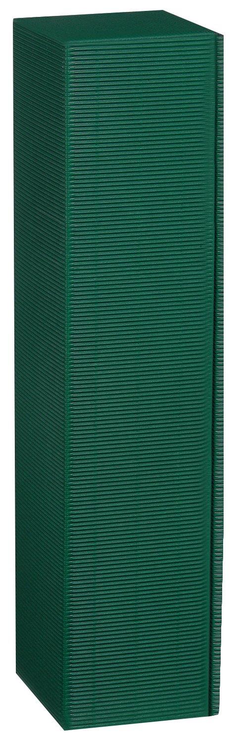 Geschenkkarton Offene Welle Grün 1 Fl.
