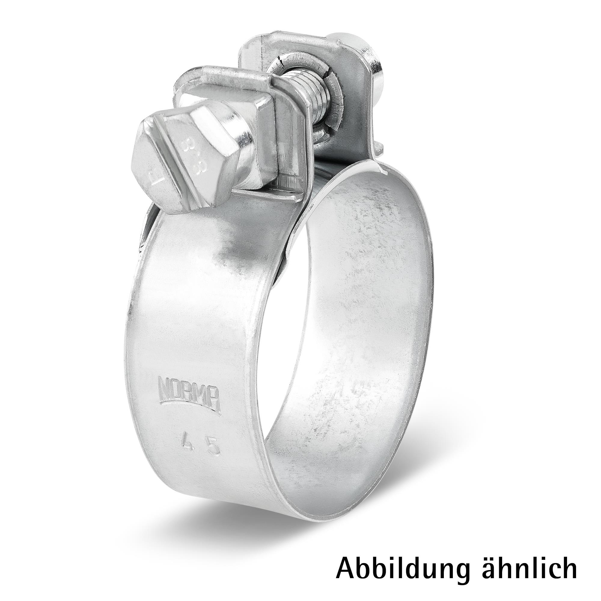 Schlauchschelle Norma einteilig 70
