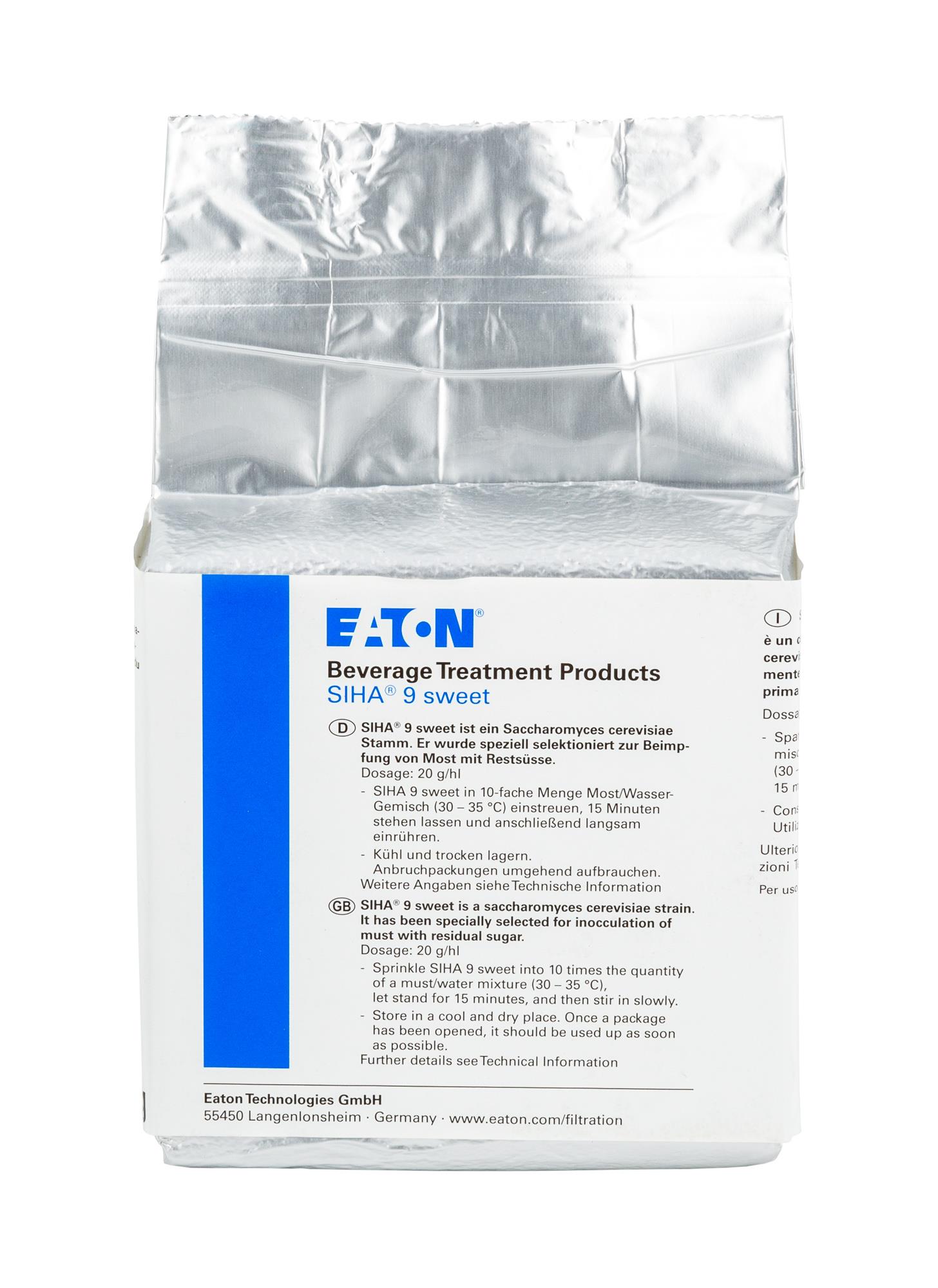 EATON-SIHA Aktivhefe 9 (s)weet (0,5 kg)