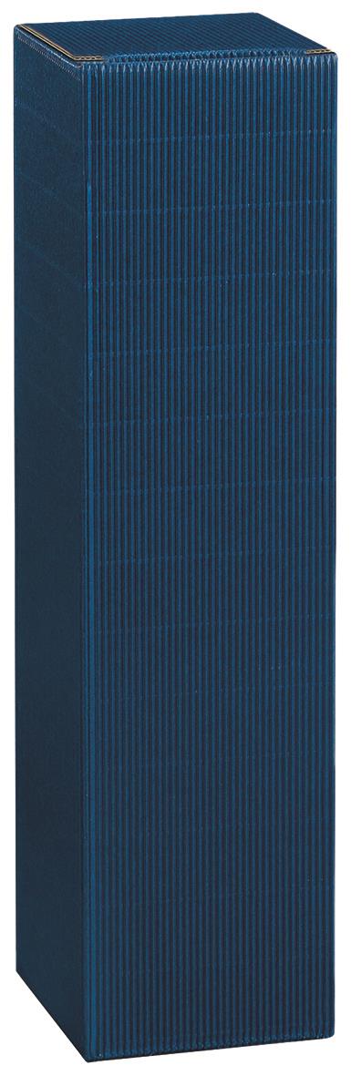 Faltschachtel Offene Welle Blau 1 Fl.
