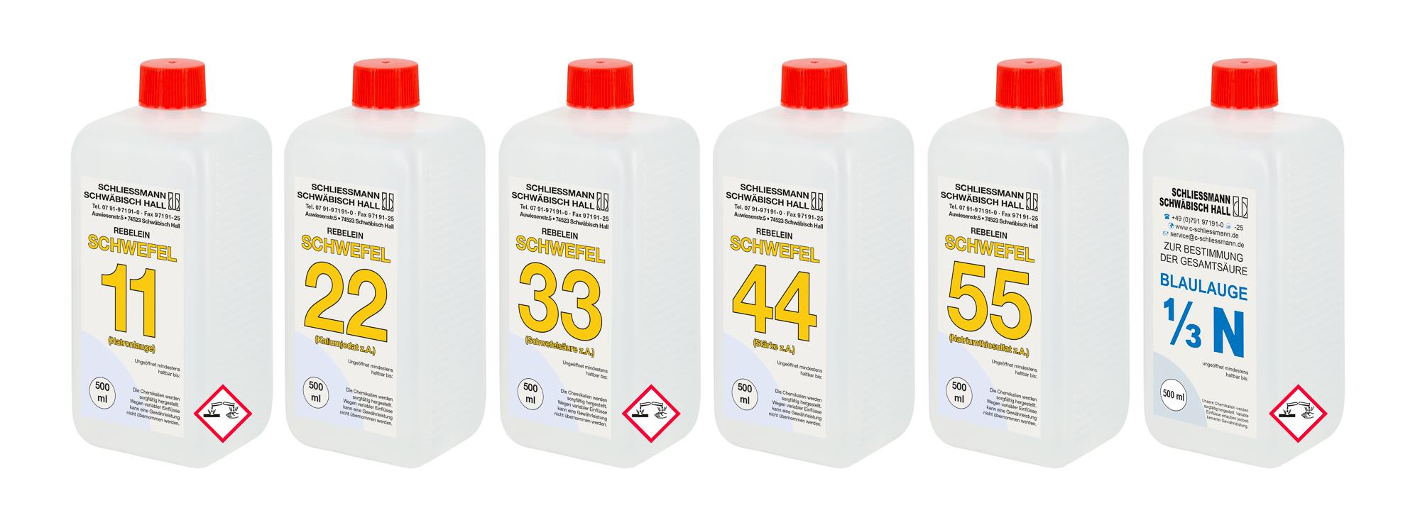 Rebelein-Lösungen für TITROFIX-Gerät 1+3