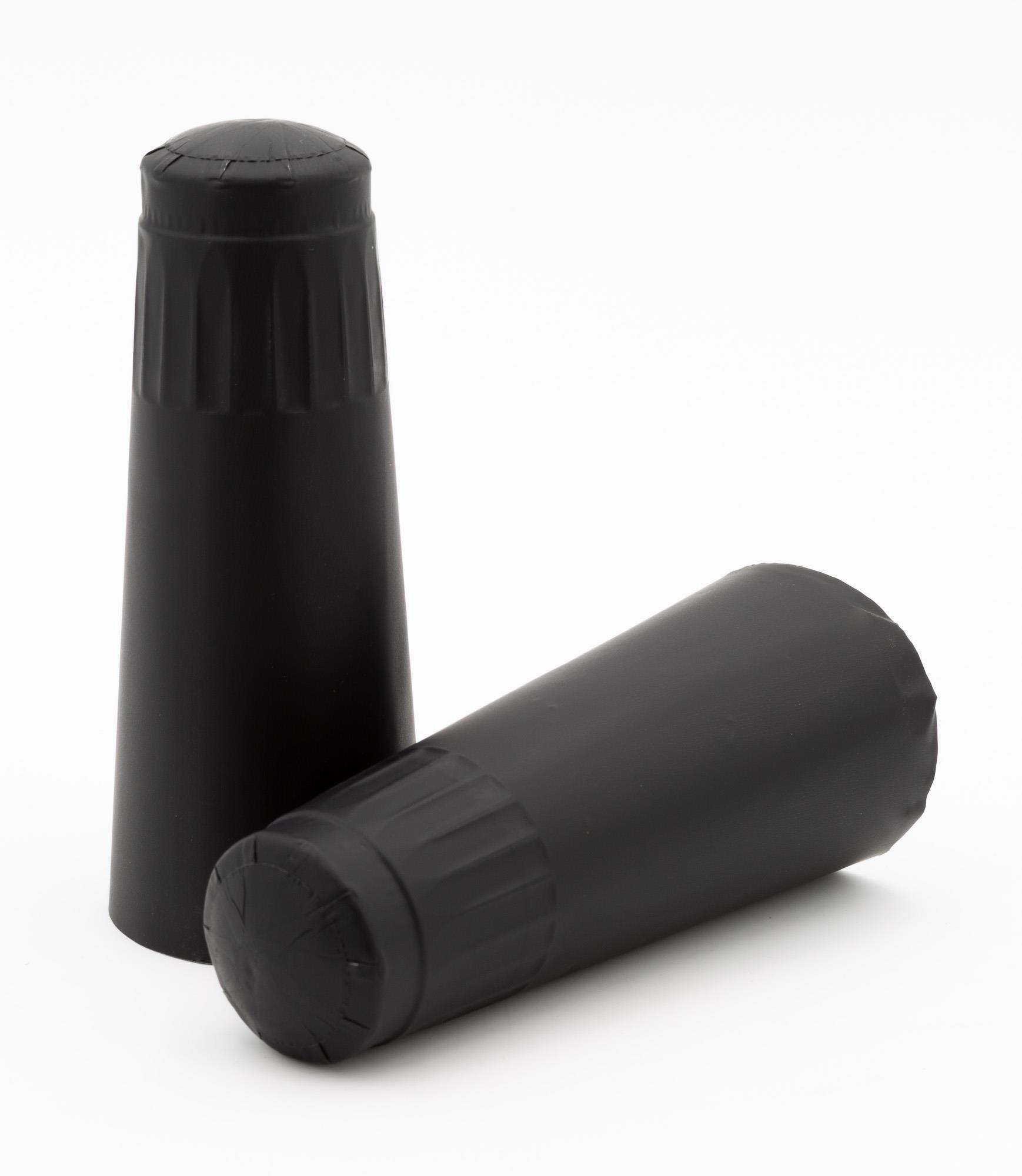 Sektkapsel Duplo 34x123 Schwarz Matt