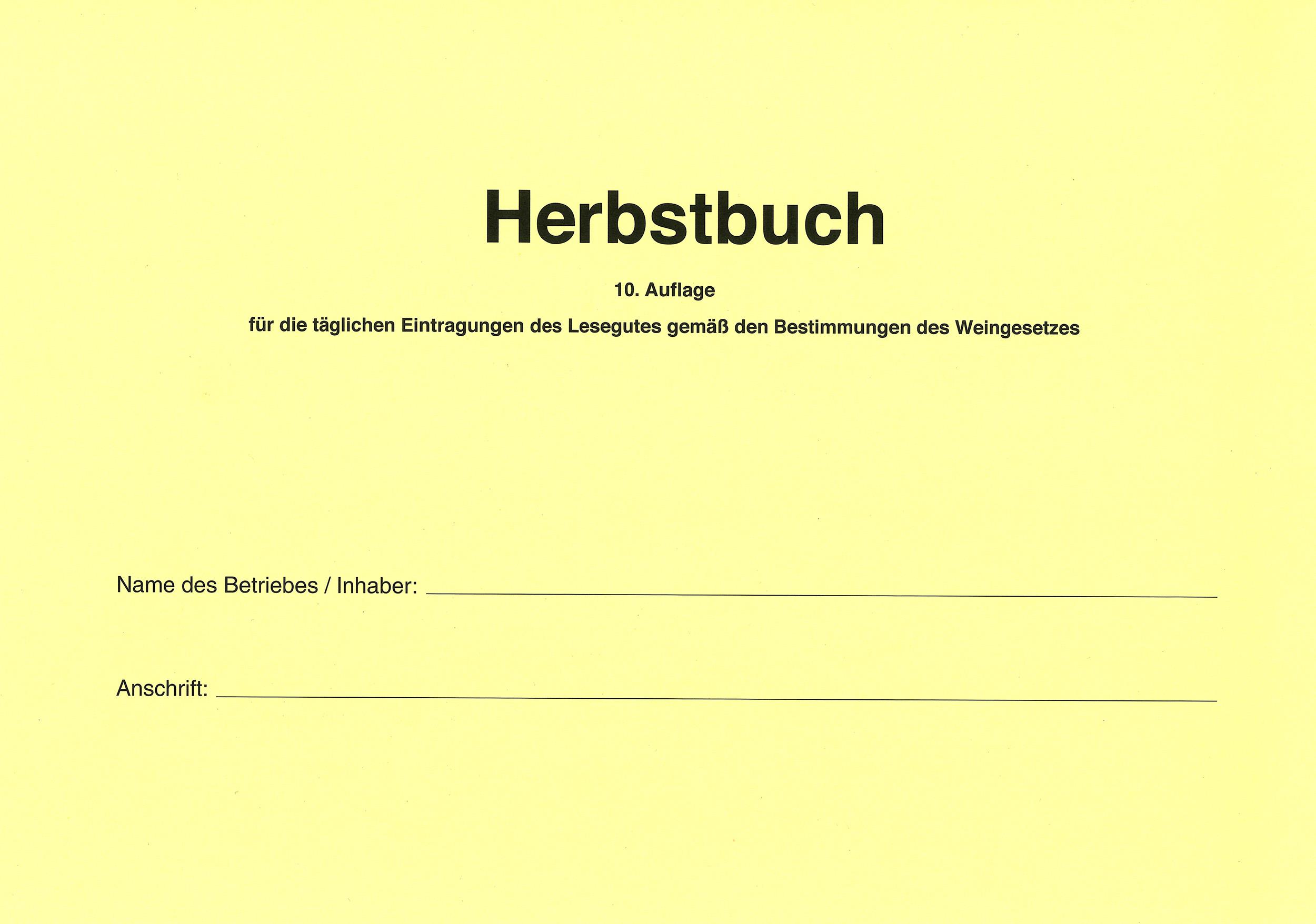 Herbstbuch