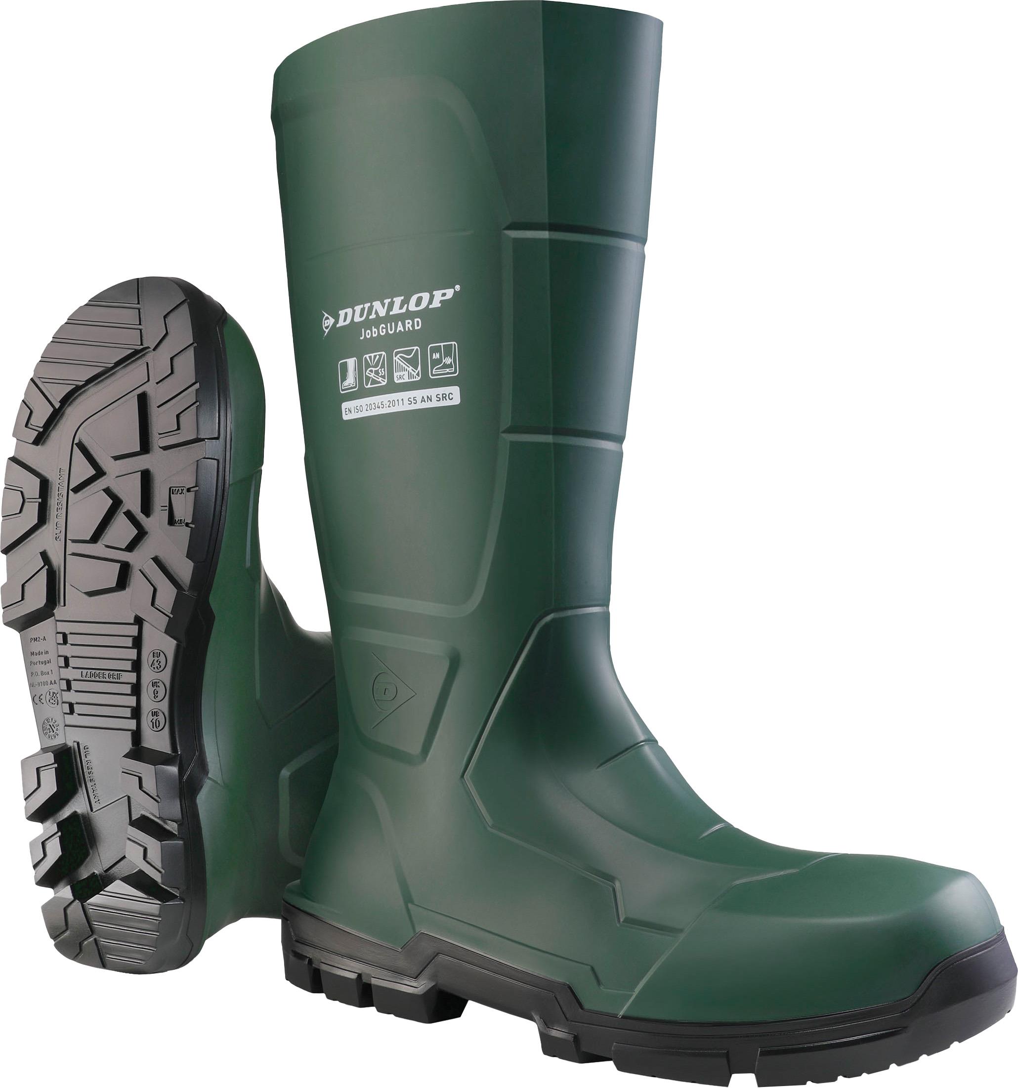 Sicherheitsstiefel Dunlop JobGuard grün