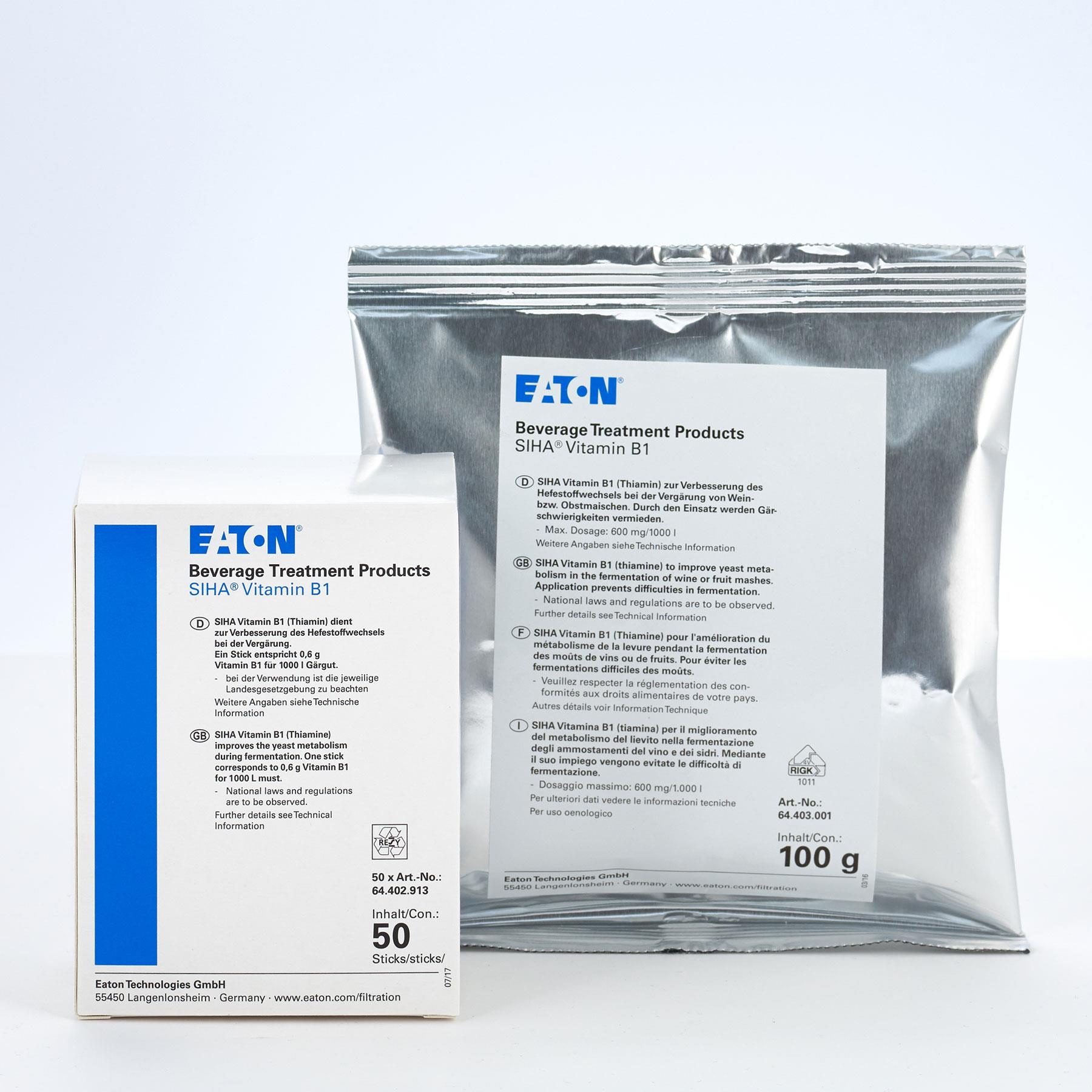 EATON-SIHA Vitamin B1 Sticks (50 Stück)