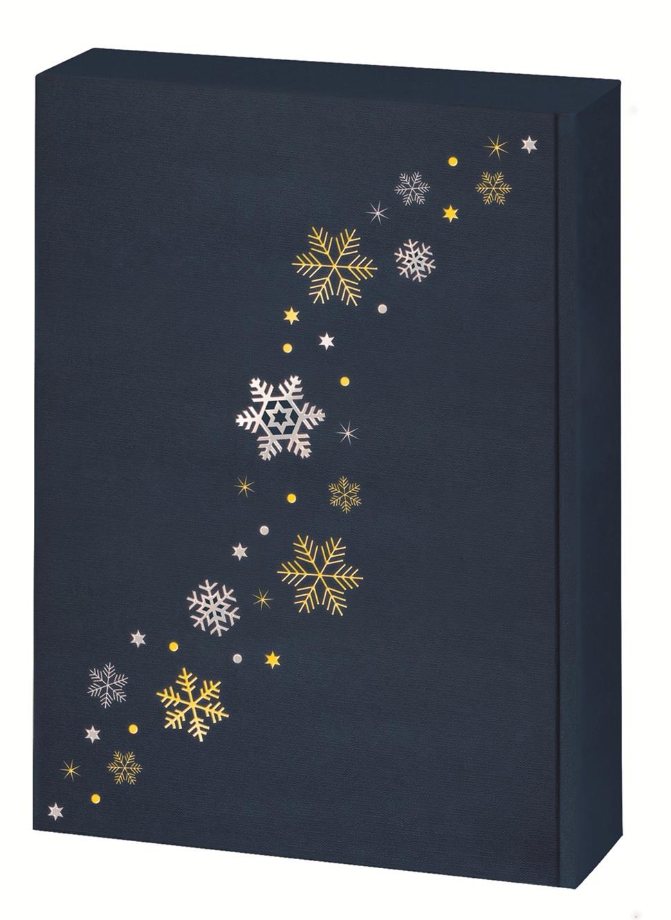 GK 3/075 Winterglanz Dunkelblau Lino