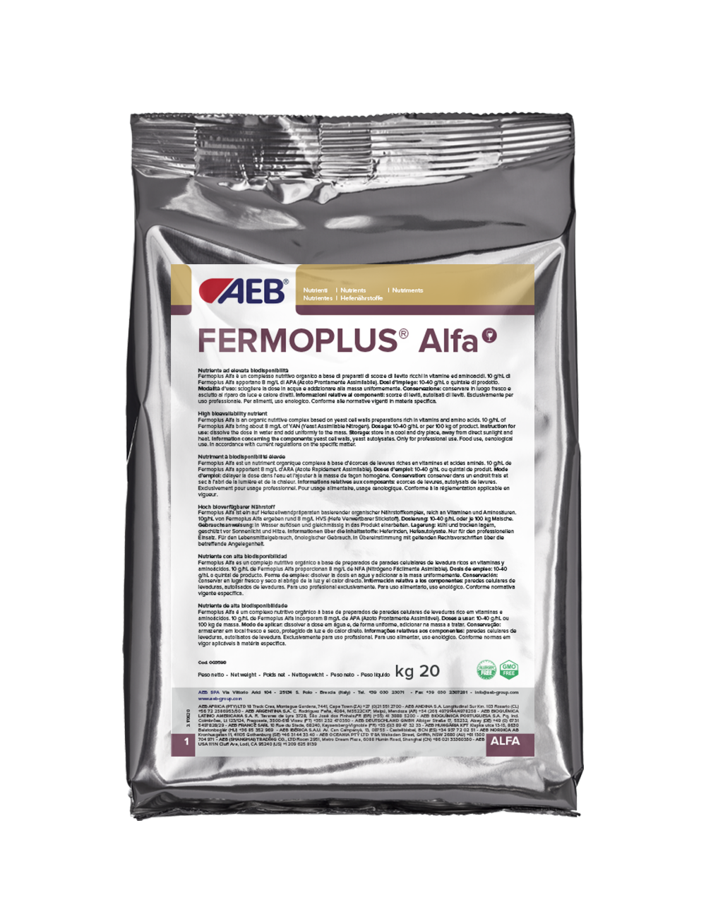 AEB-Fermoplus Alfa Hefenährstoff (5 kg)