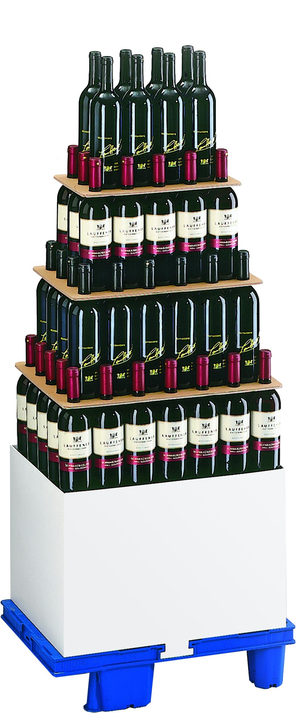 Pyramidendisplay P01 Weiß