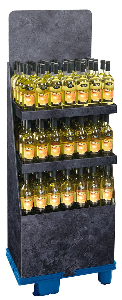 Manteldisplay Schiefer 3 Lagen