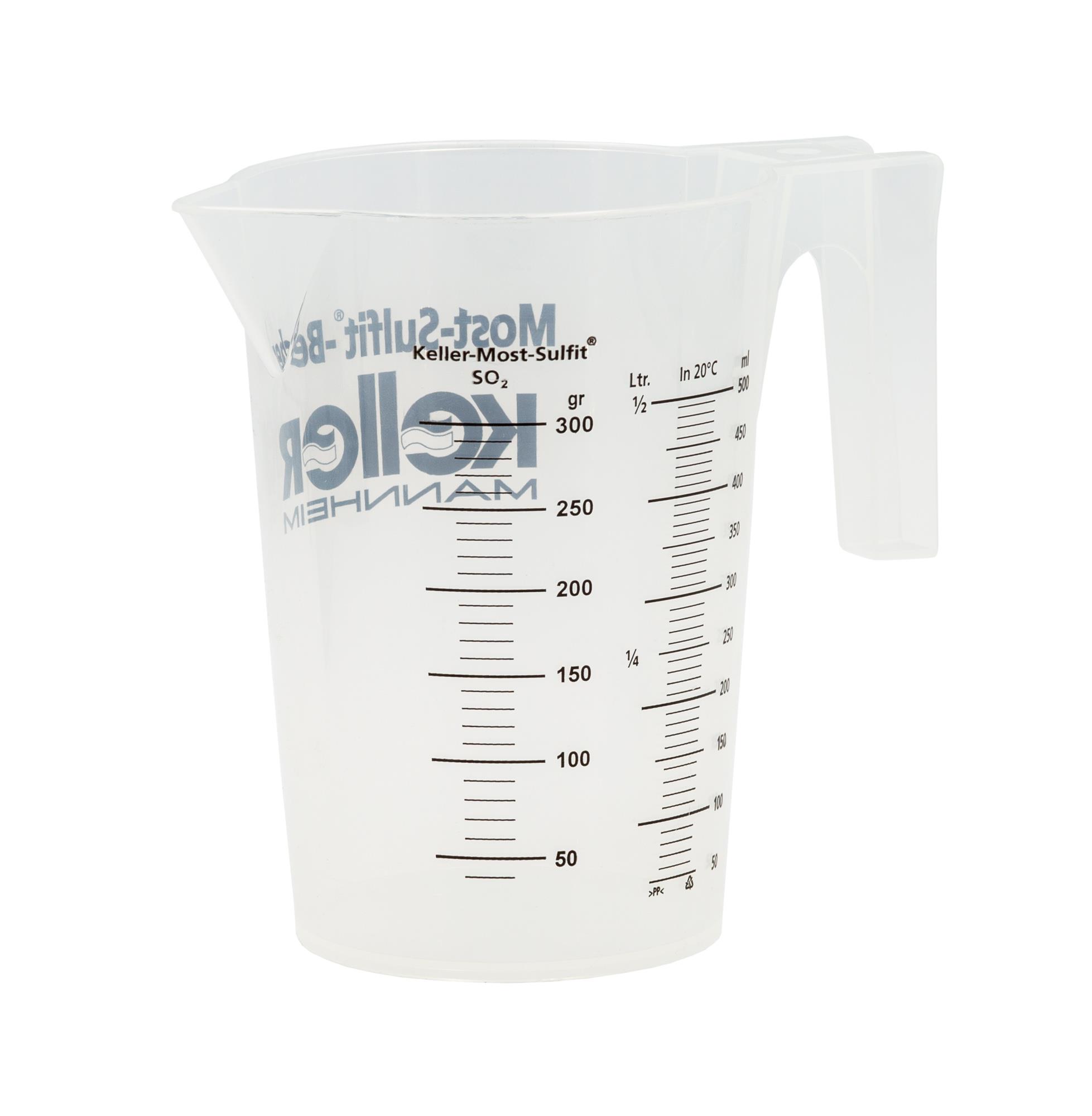 Messbecher zu Keller-Most-Sulfit