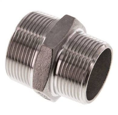 Nippel reduziert 1 1/2¨ AG-1 1/4¨ AG VA