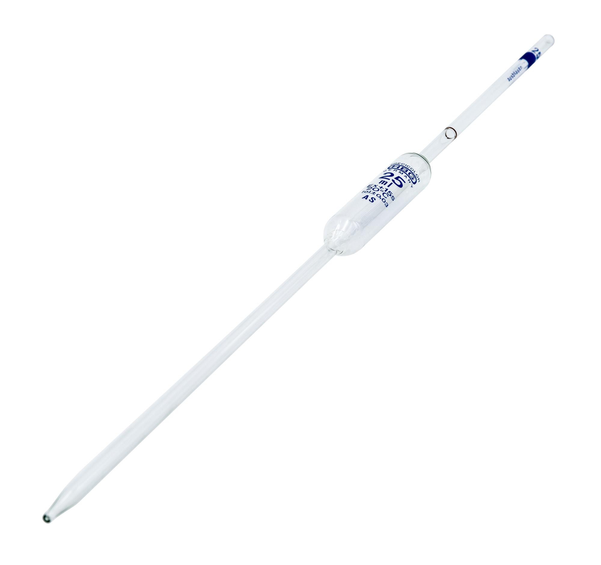 Ausblas-Vollpipette 25 ml
