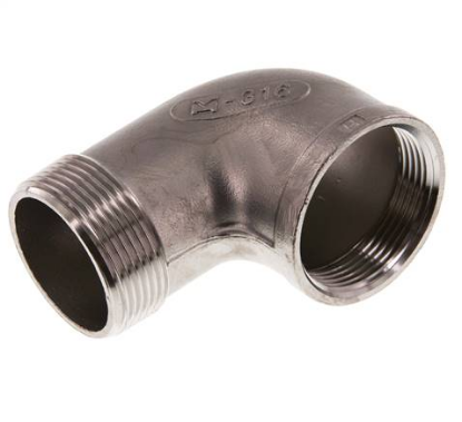 Winkel 90° 1 1/2¨IG-AG VA