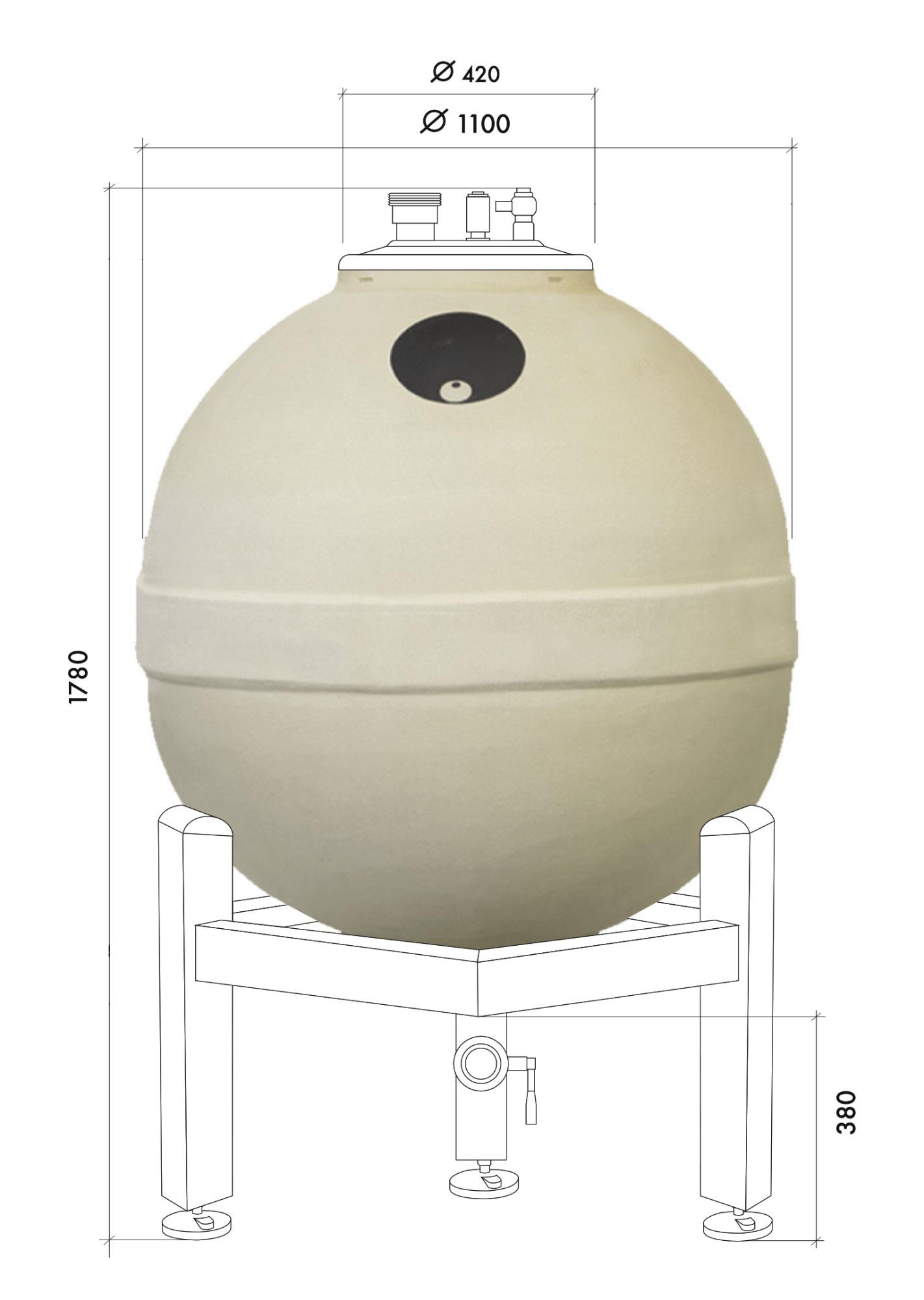 CLAYVER Keramik 650 l Typ Polifemo 04
