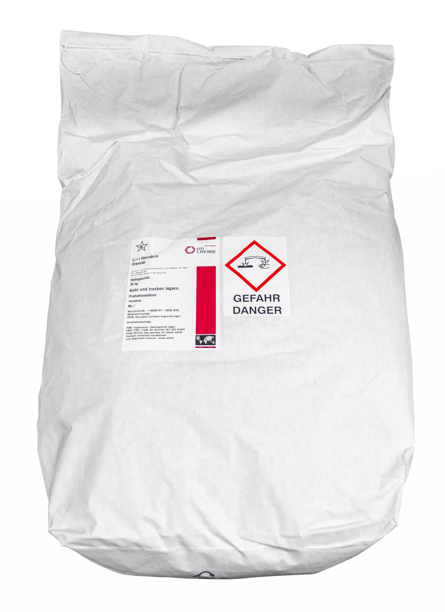 Weinsäure L(+) (25 kg)