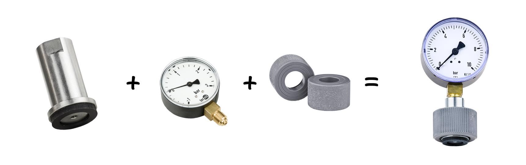 Basis zu CO2-Druckprüfer FM-CO 80
