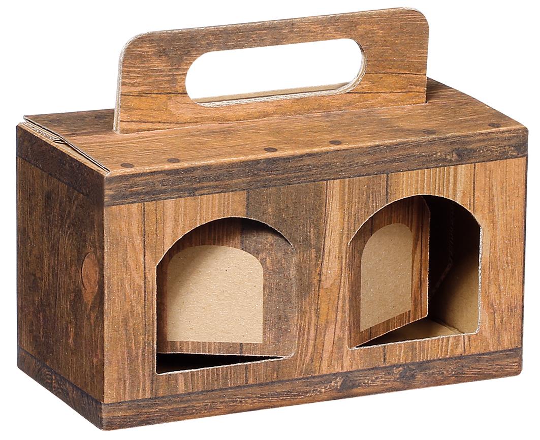 Tragebox Vintage Klein 2 Gläser