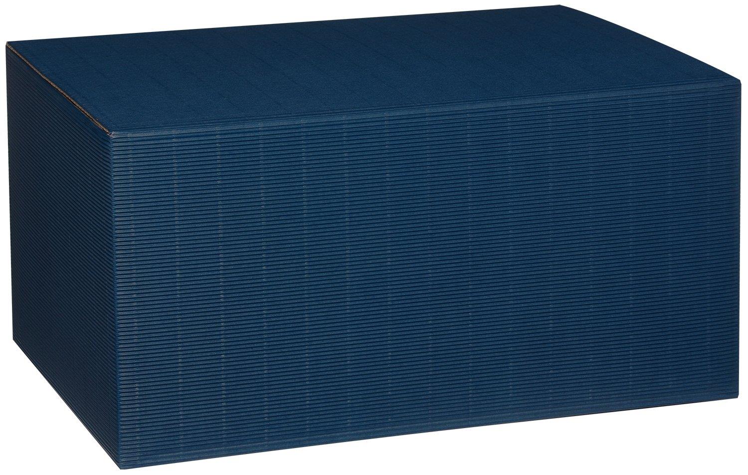Geschenkkarton Offene Welle Blau 6 Fl.