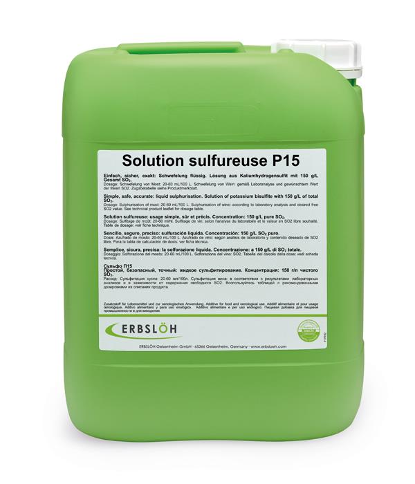 Erbslöh-Solution sulfureuse P15 (10 kg)
