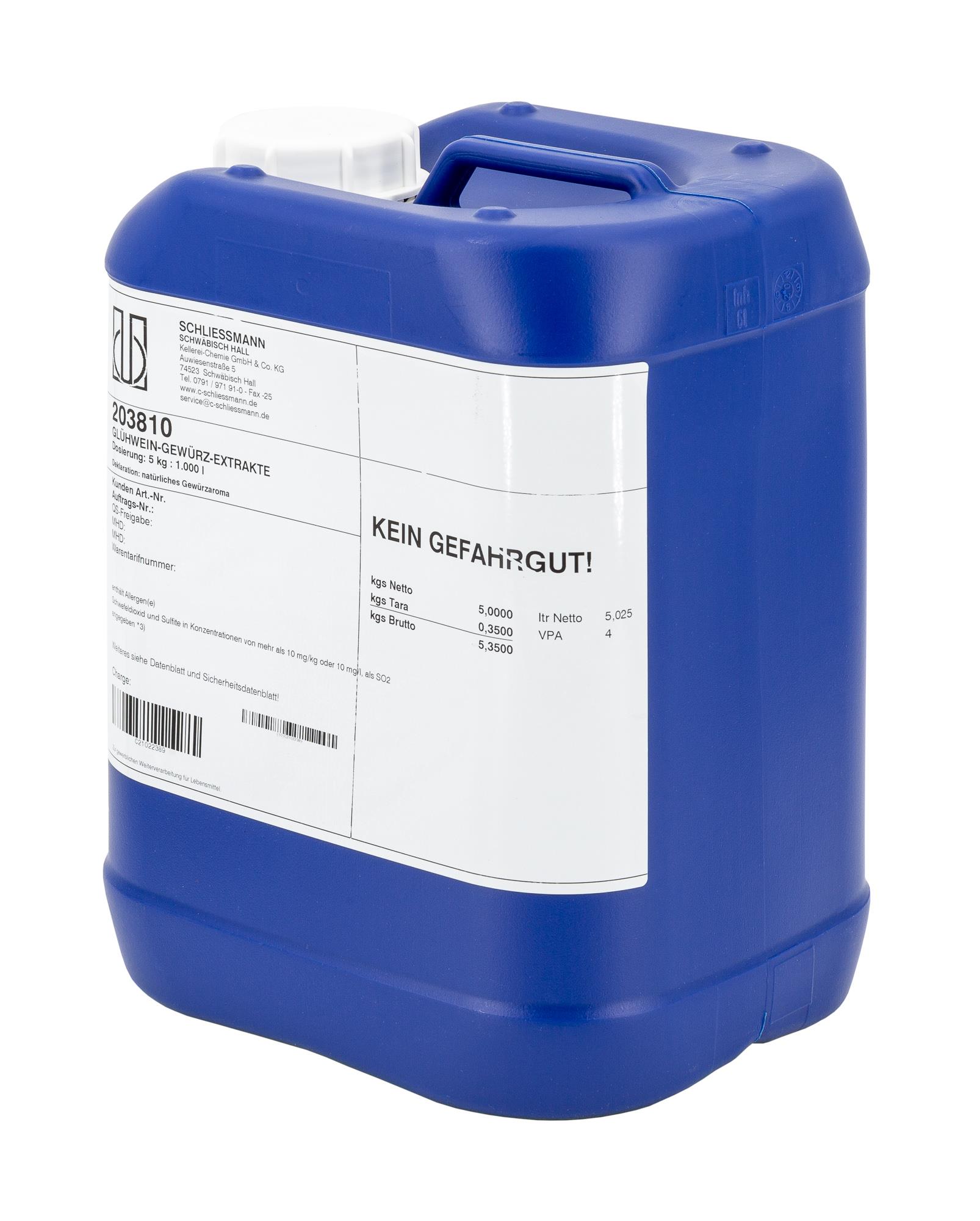 Glühwein-Gewürzextrakt rot (5 kg)